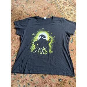 Disney Oogie Boogie Nightmare Before Christmas Glow Graphic Halloween Tshirt XXL